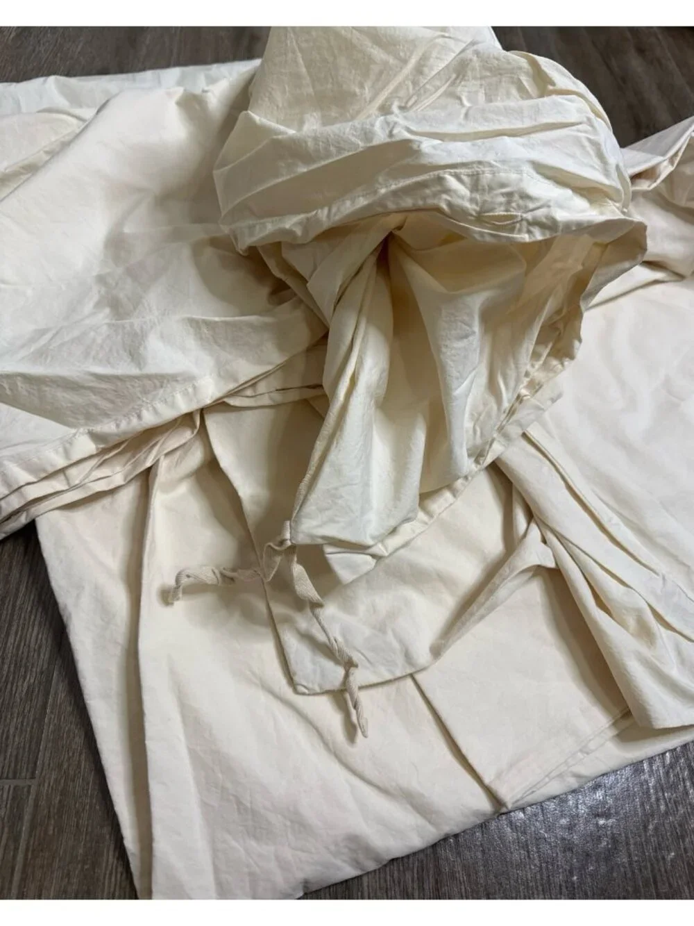 New Brooklinen Organic cotton Duvet cover full queen size in Vanilla